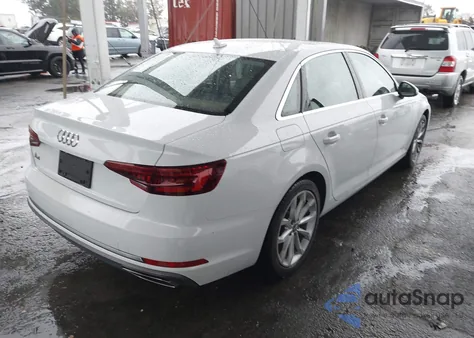 2019 Audi A4 40 Premium/40 Titanium Premium из США, поврежденный, VIN WAUGMAF41KN004466